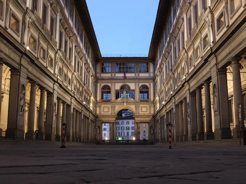 Uffizi Gallery in Florence, Italy